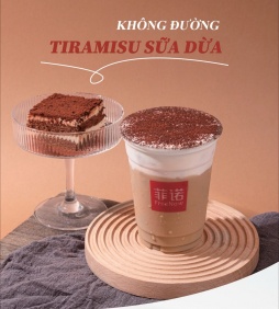 Latte Dừa Tiramisu